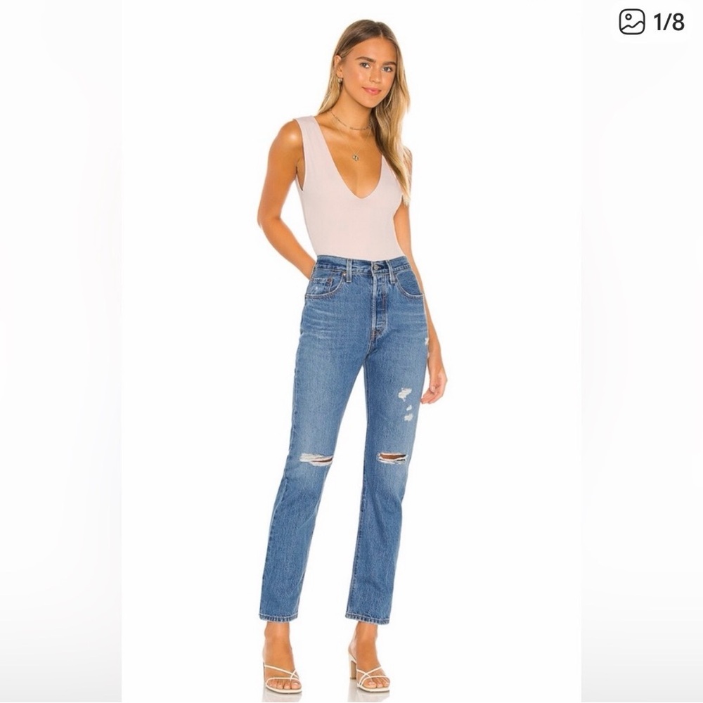 Revolve Levi’s 501 original straight jeans
